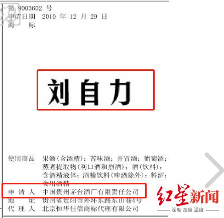 茅臺(tái)申請(qǐng) 高衛(wèi)東 商標(biāo) 專(zhuān)家 保護(hù)性注冊(cè),不排除推同名產(chǎn)品